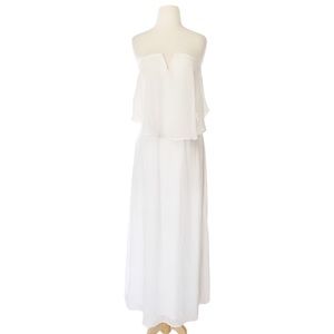 Way In Clothing Co white chiffon tub dress size XS